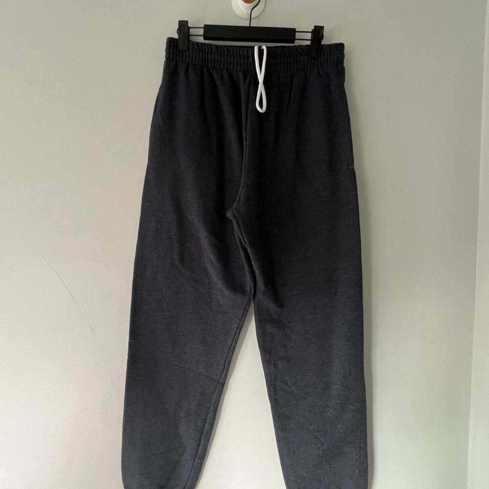Fruit of the Loom Dark Grey Jogger-Style Pants, Size M (Men's/Unisex)